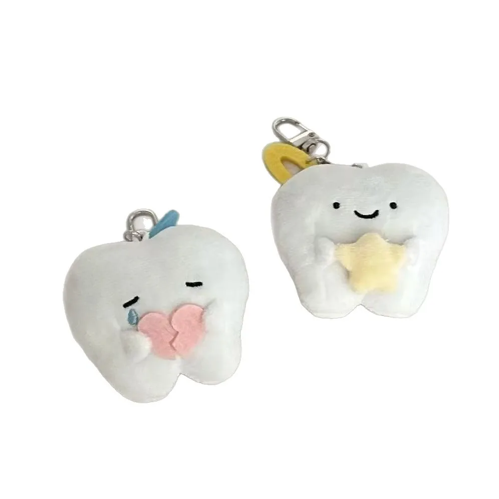 

High Beauty Angel Tooth Doll Heartbroken Tooth Plush Pendant Couple Doll Gift Keychain