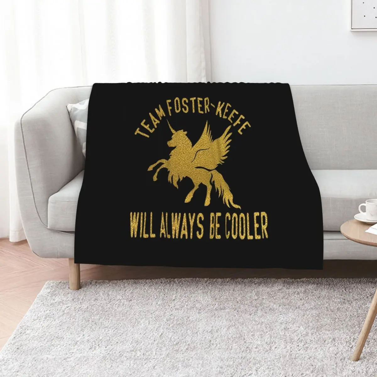 Team Foster Keefe Will Always Be Cooler Throw Blanket Fashion Sofas Polar Camping Soft Summer Beddings decorative Blankets