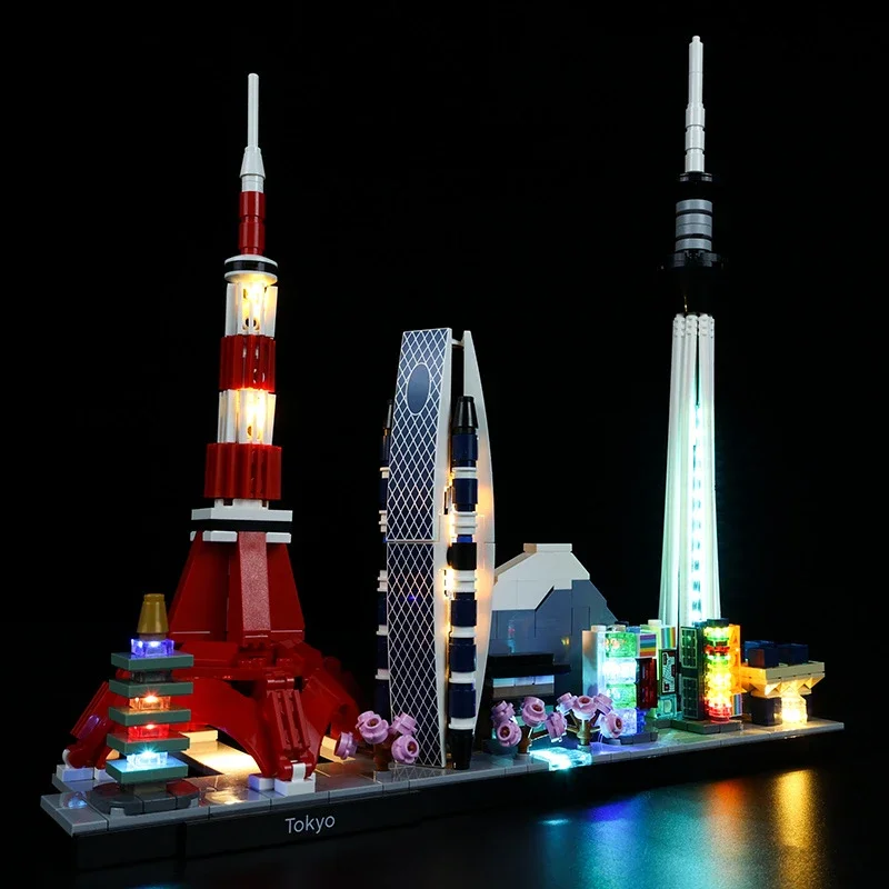 

No Building Blocks Lamp Lighting for Tokyo 21051 DIY Toys Gift Only Lighting Set