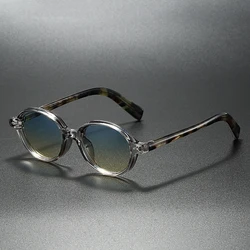 KAMMPT Vintage Oval Sunglasses Men New Gradient Multi-color Outdoor Sun Glasses Women Trendy Chic Brand Design Casual Shades