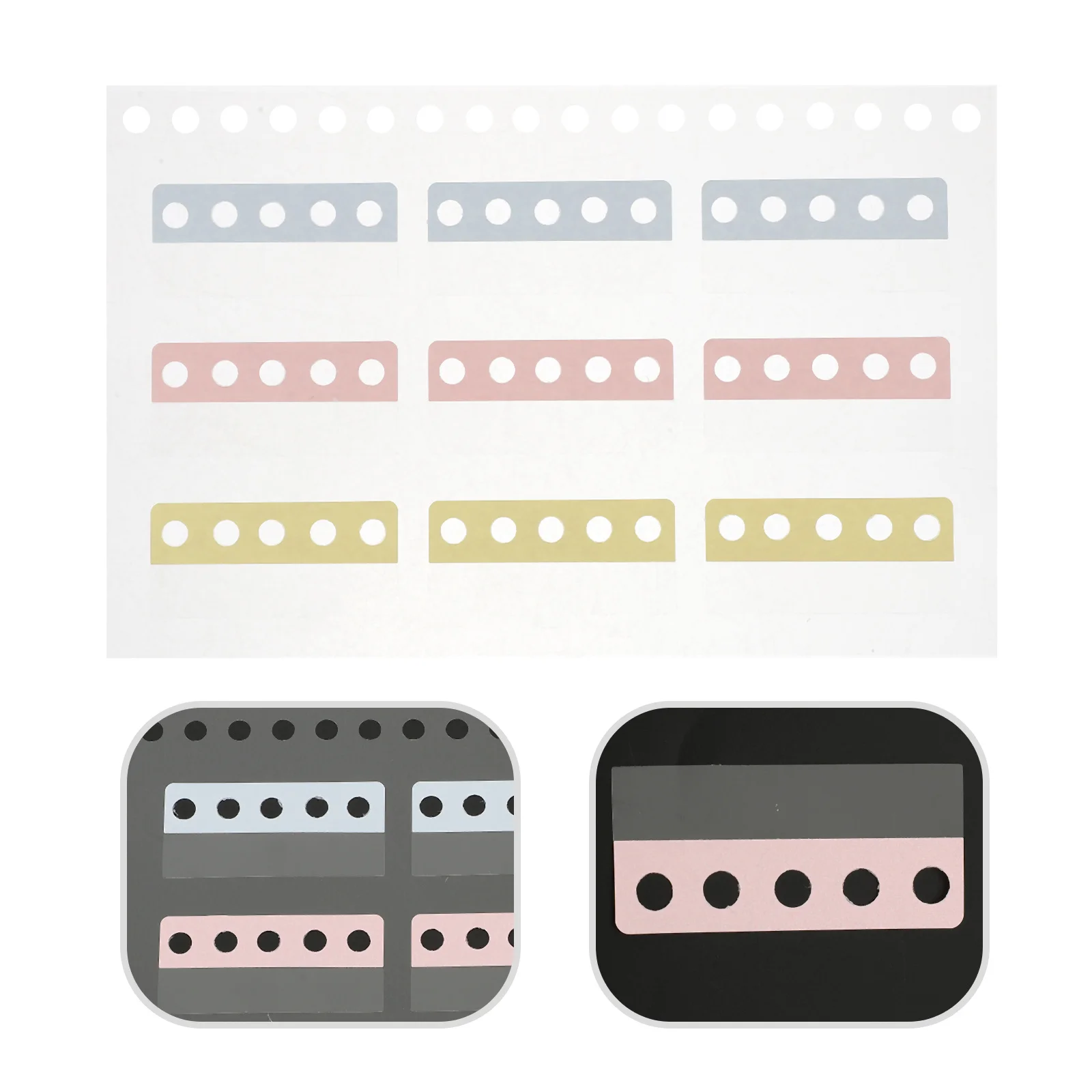 1 pçs 2 folhas graváveis expansíveis guias de índice marcadores de página pegajosos para livros pastas pastas auto adesivo nota guias escola escritório