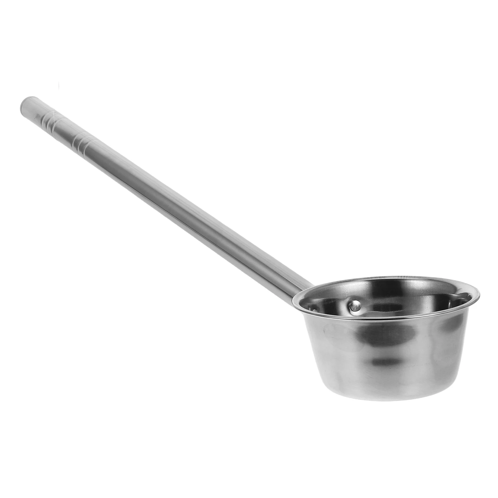 

1pcs Stainless Steel Extended Water Scoop 45x12 Large Capacity Long Handle Vegetable Watering Ladle Home Garden Kitchen Use