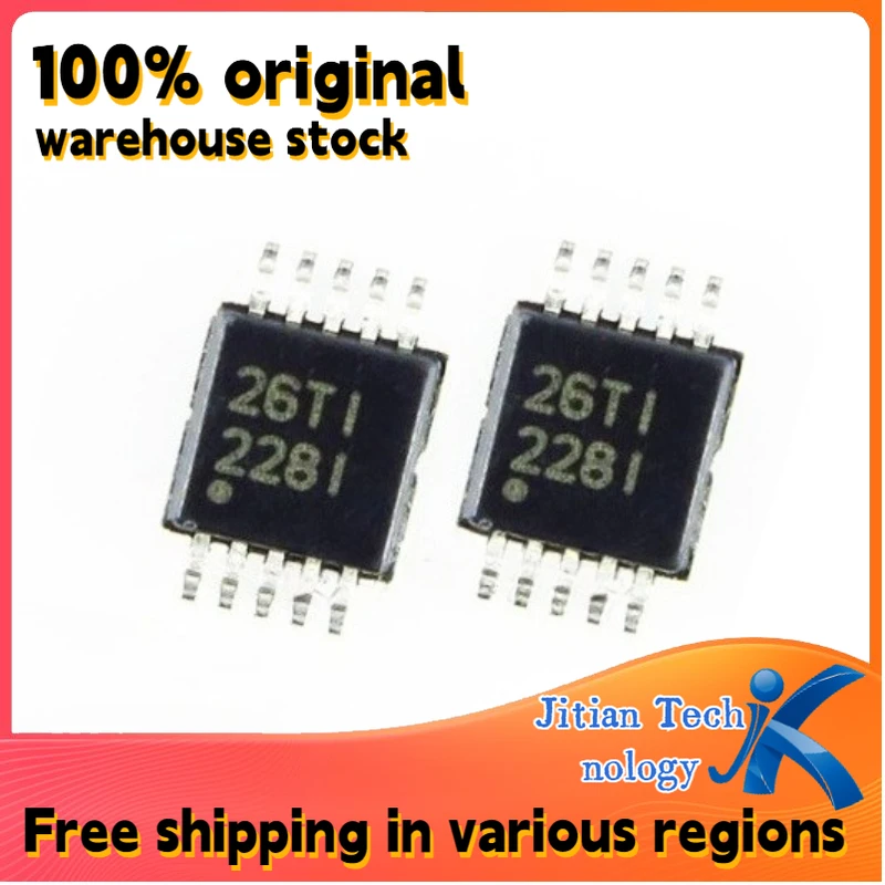 1PCS 100% brand new INA228AIDGSR VSSOP-10 logo 228I INA228AIDGS High-Quality Electronic Component