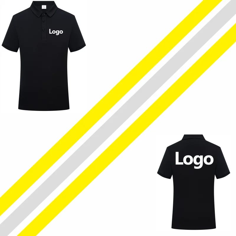 Elike Cheap Polo Shirt Custom Personal Company Group Logo Embroidery Summer Breathable Tops Print Men Women Clothing Size S-4XL