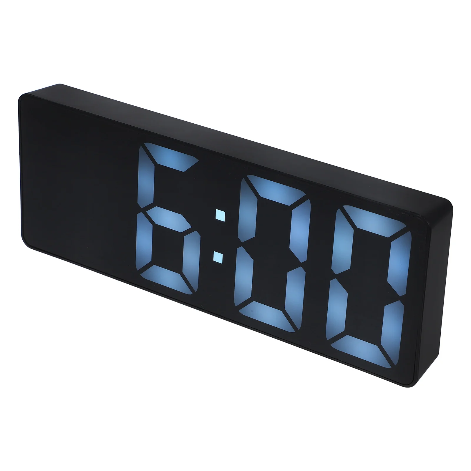 

Alarm Clock LED Cute Digital Electric for Kids Folding Bedside Bedroom Clocks Black Large Display Travel