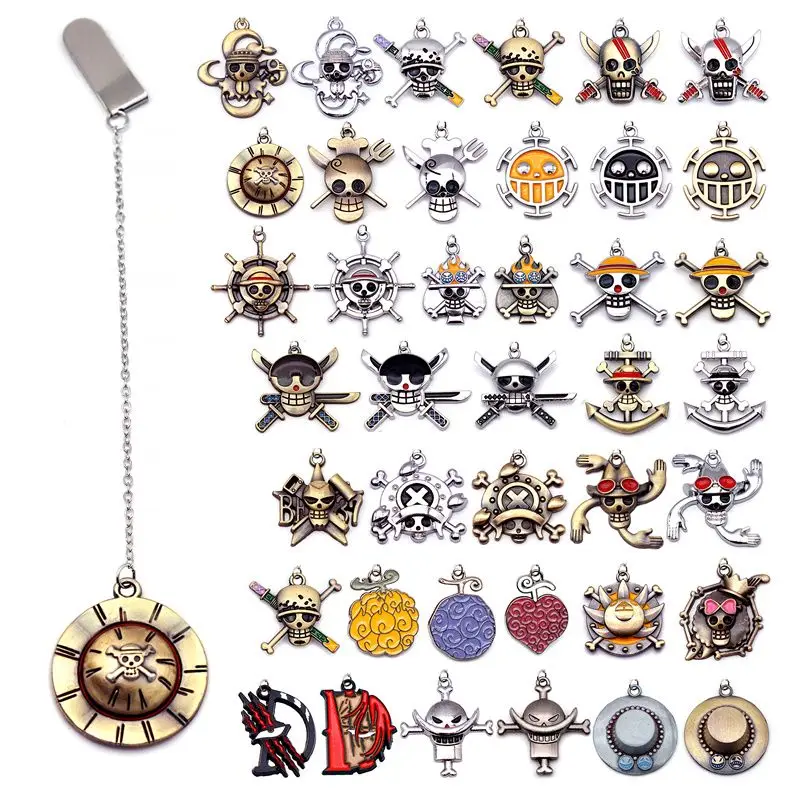 

Japanese Anime One Piece Luffy Ace Personalized Creative Bookmark Fashion Cool Portable Bookmark for Boys' Birthday Gift