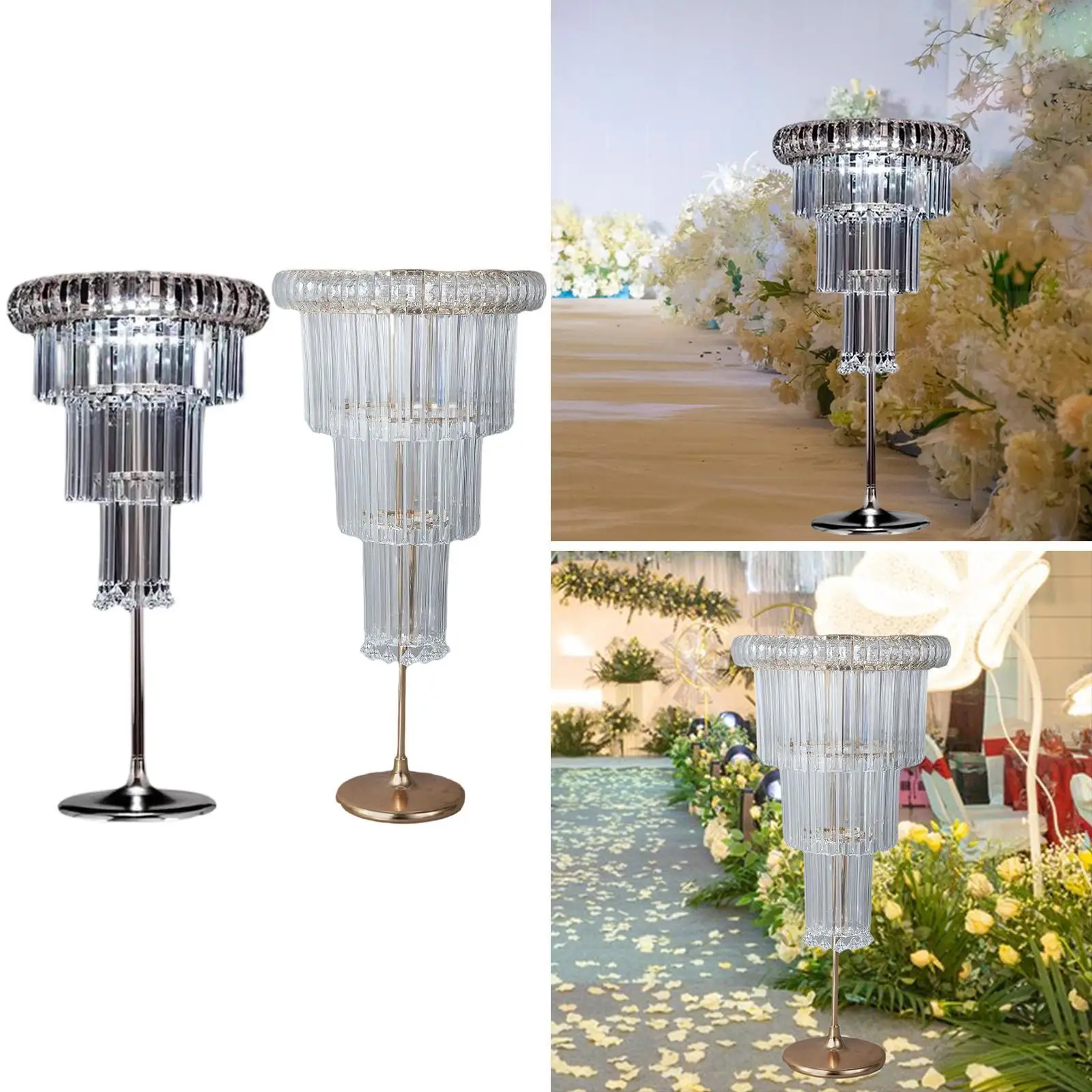 Vase de Réception de Mariage, Fournitures de Table de Banquet, Décorations de Table, Activités de Cérémonie, Support de Fleurs