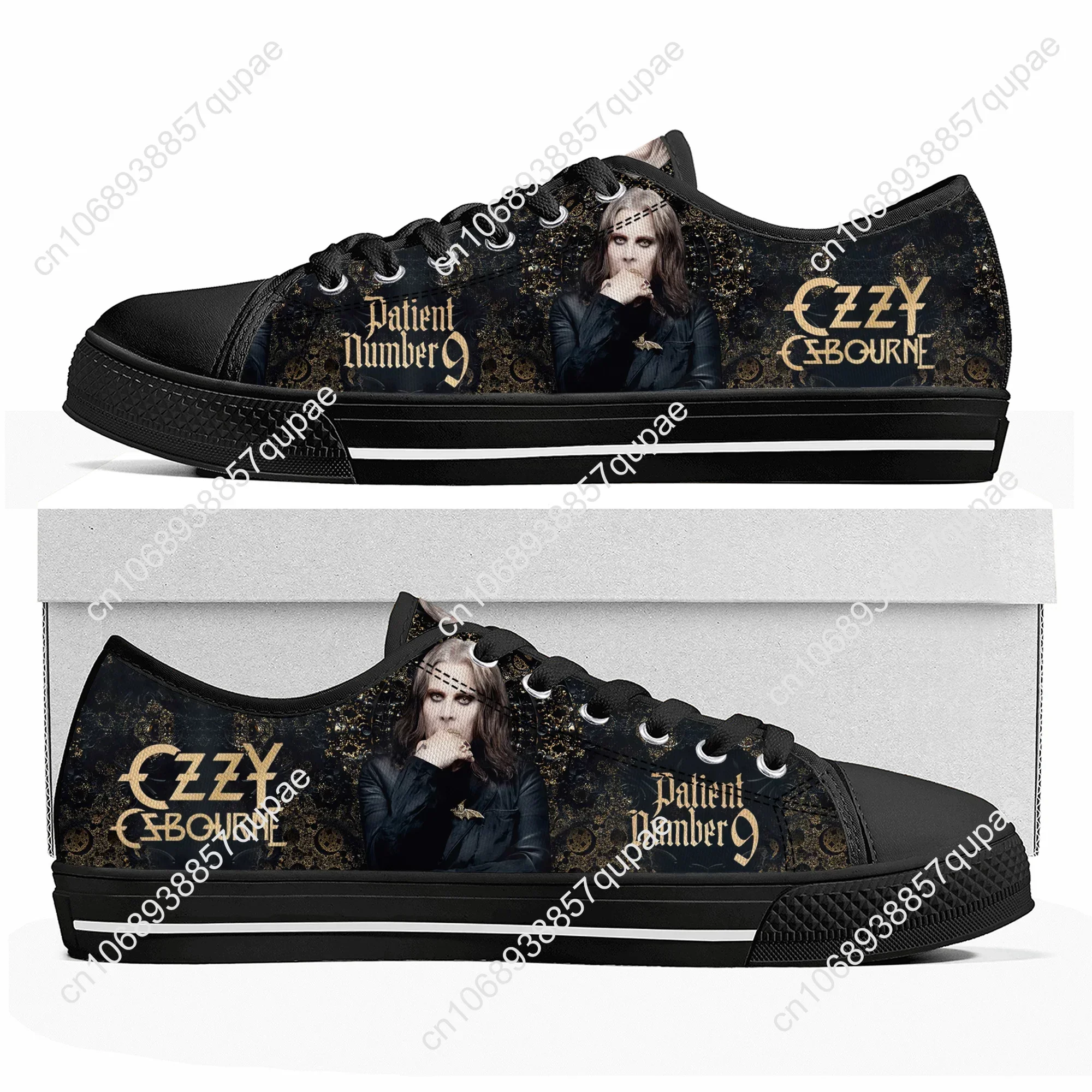 Ozzy Rock Singer Osbourne Low Top High Quality Sneakers Mens Womens Teenager Canvas Sneaker Casual Couple Shoes Custom Shoes