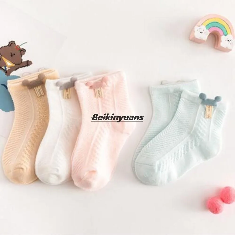 Baby socks thin cotton socks toddle ErNan girl breathable mesh sokken in spring and summer mesh sock newborn infant