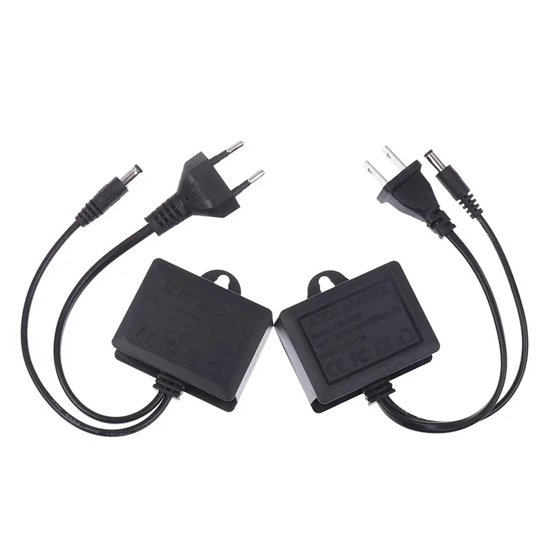 

DIDseth 12V 2A Power Adapter IP66 AC 100-240V to DC 12V with EU/US Plug for Outdoor CCTV Security Camera NVR DVR System
