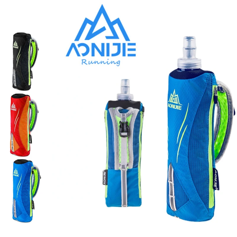 AONIJIE E908วิ่งมือถือขวดน้ำผู้ถือกาต้มน้ำนาฬิกาข้อมือกระเป๋า Hydration Pack Hydra การใช้ Soft Flask มาราธอนการแข่งขัน