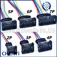 Boquilla de inyector de combustible para coche, 2 3, 4, 5, 6, 7 pines, bobina de encendido EV1, sensor de oxígeno, conector de alimentación Junior, enchufe de arnés de cables de 15cm