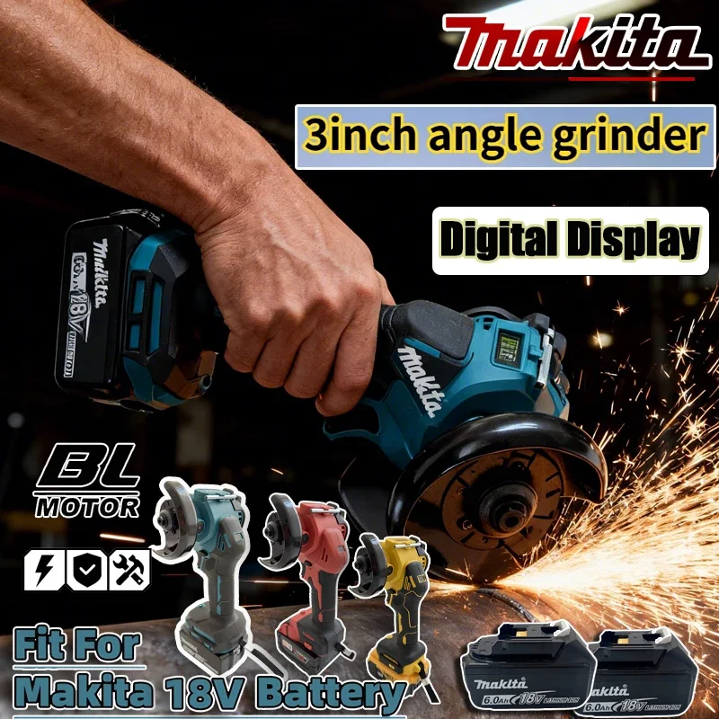 

Бесщеточная мини-угловая шлифовальная машина DeWALT с цифровым дисплеем для аккумуляторов 20В/18В, для полировки, шлифовки и резки, электроинструмент