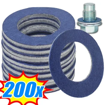 Auto Ölwanne Ablauf Schraube Dichtung Motorwanne Ölablassschraube Dichtung Dichtung 12mm Loch Mutter Dichtung Ring für Toyota Lexus OE #   90430-12031