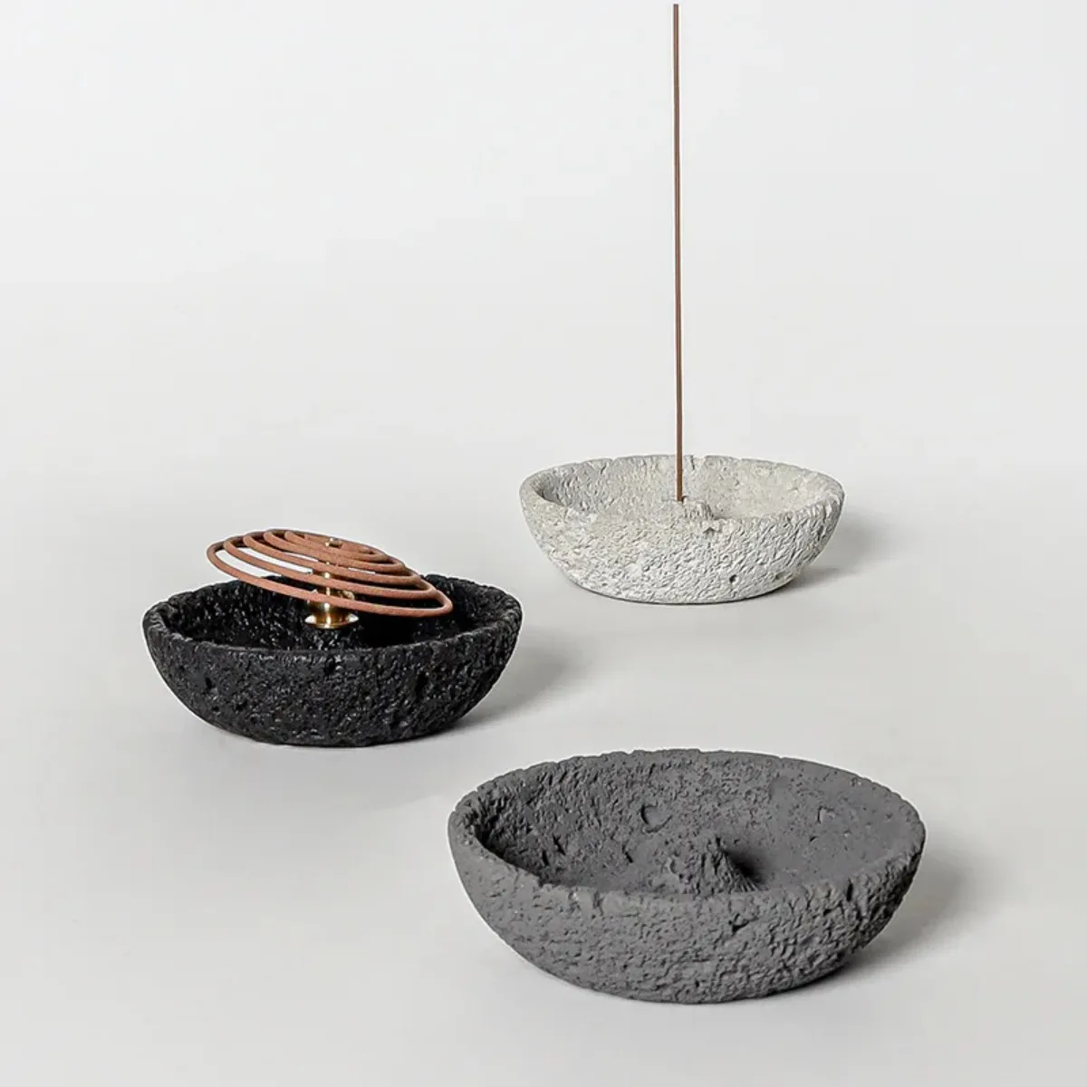 Modern Incense Burner Tray Wabi Sabi Aromatherapy Holder Zen Meditation Home Decor Relaxing Fragrance