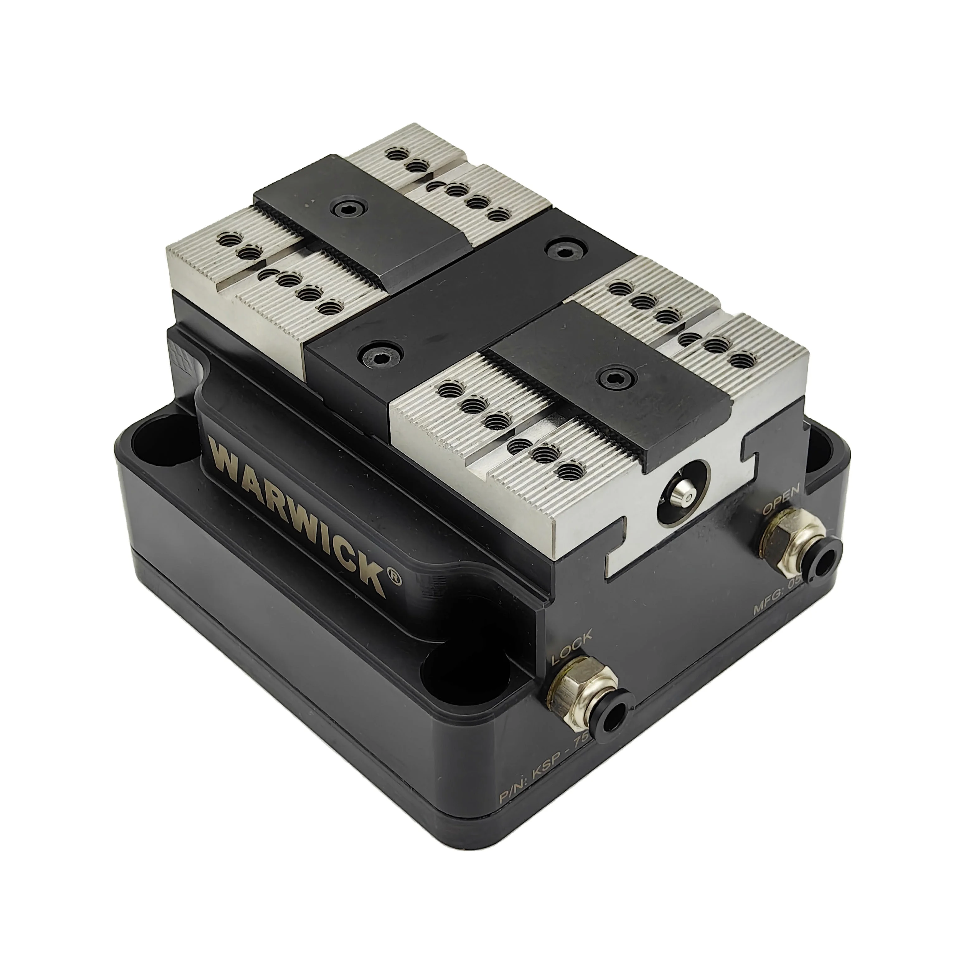 for *Upgraded New  KSP2-75 75mm Pneumatic Clamping Force Blocks Concentric Vise for Vice Clamp Grip Jaw Fixture on Cnc Machine