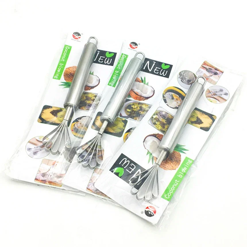 2PCS/SET Coconut Meat Removal Knife Coconut Scraper Slicer