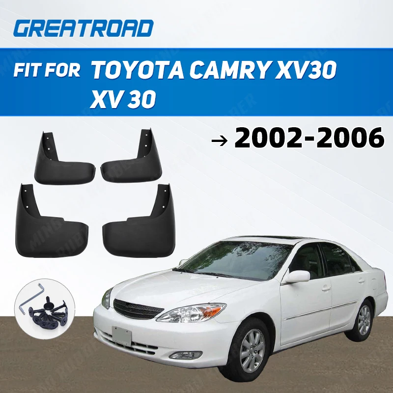 Передний и задний автомобильный брызговик для Toyota Camry XV30 XV 30 2002-2006, брызговики на крыло, аксессуары для брызговиков 2003 04 05
