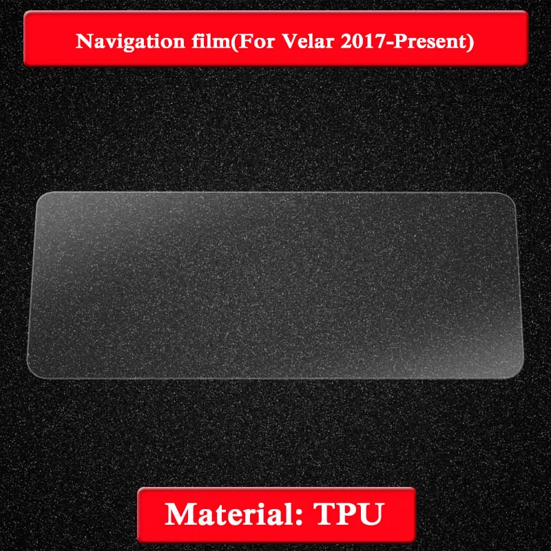 Car Styling TPU Climate Control Film GPS Navigation Screen Film Dashboard Display Film For Range Rover Velar L560 2017-Present