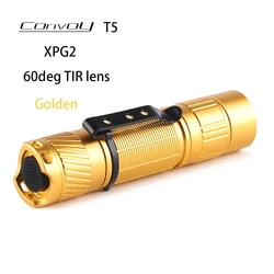 Golden Convoy T5 Flashlight with XPG2 Led High CRI AA 14500 Torch Mini Flash Light 60deg TIR Lens Work Light Latarka Camping