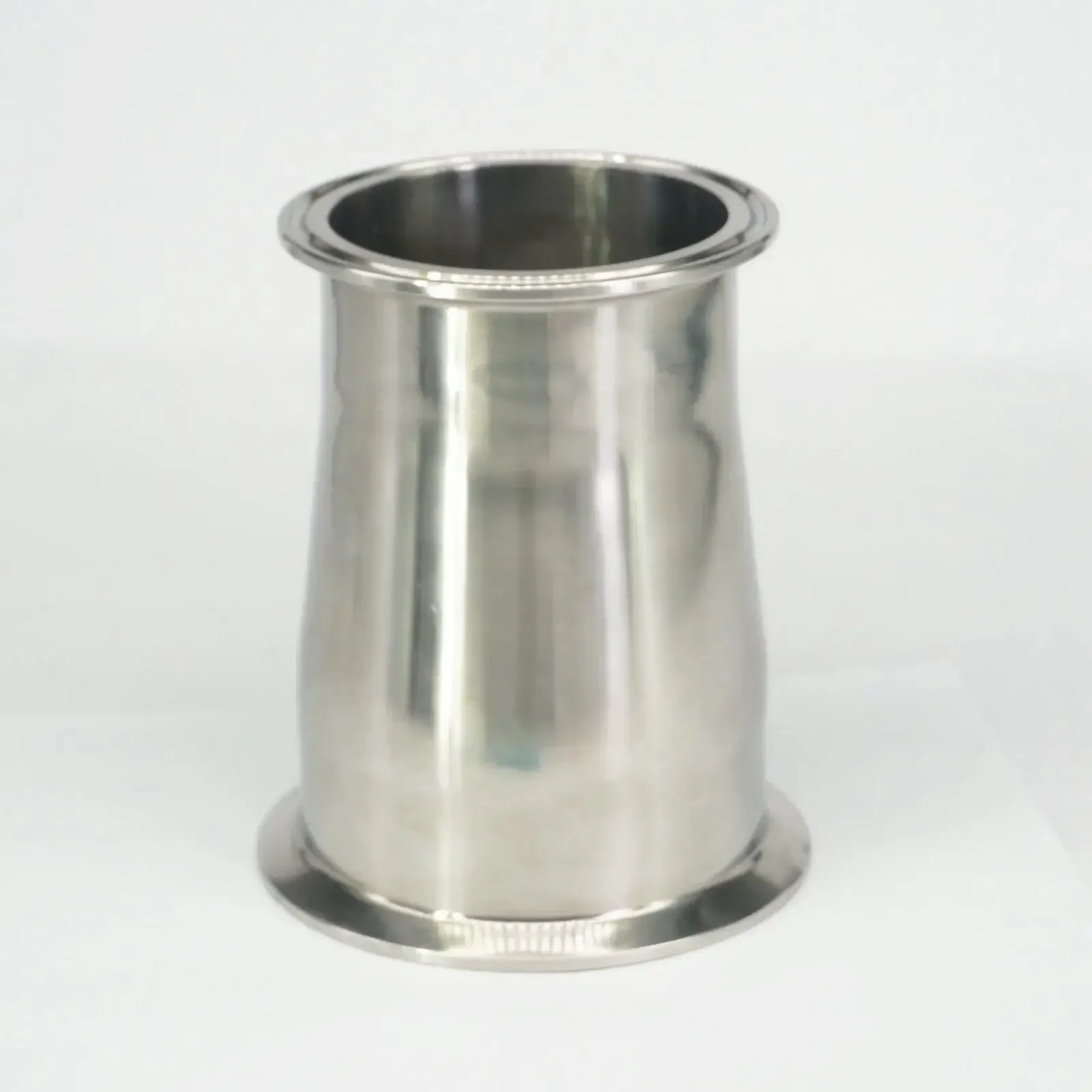 Fit Tube O.D 89mm-76mm Tri Clamp 3.5"-3" Ferrule 106-91mm 304 Stainless Steel Sanitary Pipe Fitting Reducer