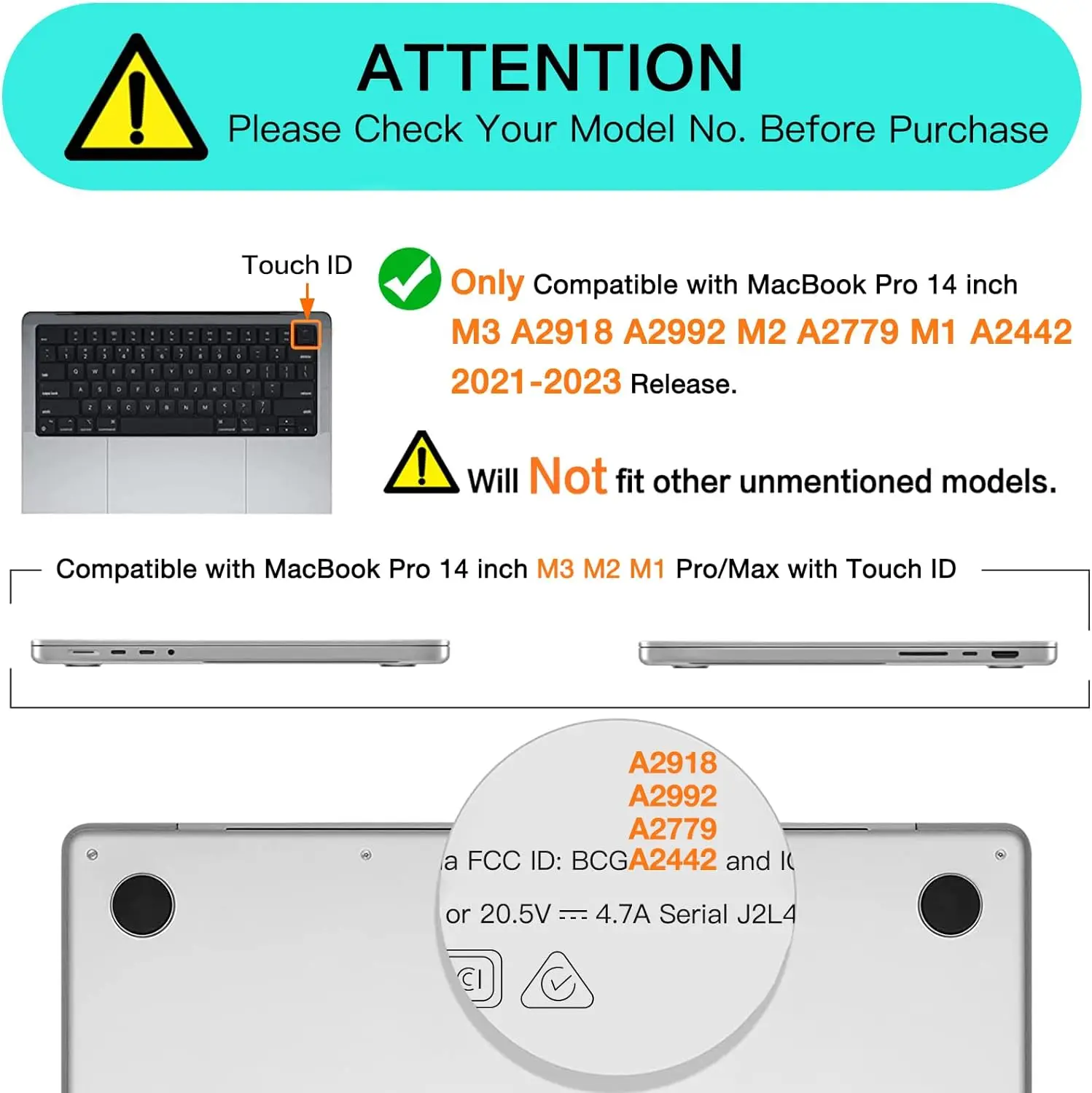 PU Leather Laptop Case for 2024 MacBook Pro 14 inch Case M3 A2918 A2992 M2 A2779 M1 A2442 Notebook Cover Sleeve with Stand - Image 2