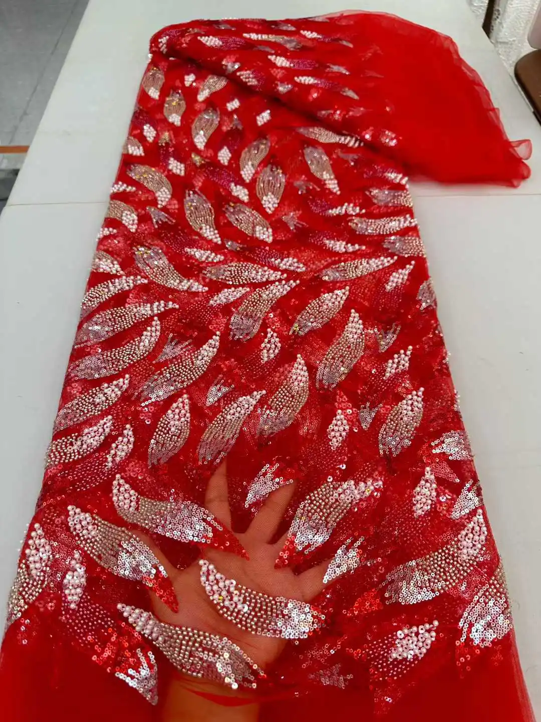 

Роскошные африканские кружевные ткани: нигерийские и французские сетчатые ткани с бисером и пайетками для свадебных и праздничных платьев