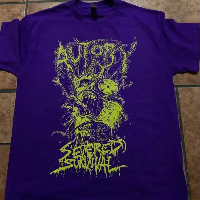 New Autopsy severed survival purple T shirt unisex All size E655 S 4XL
