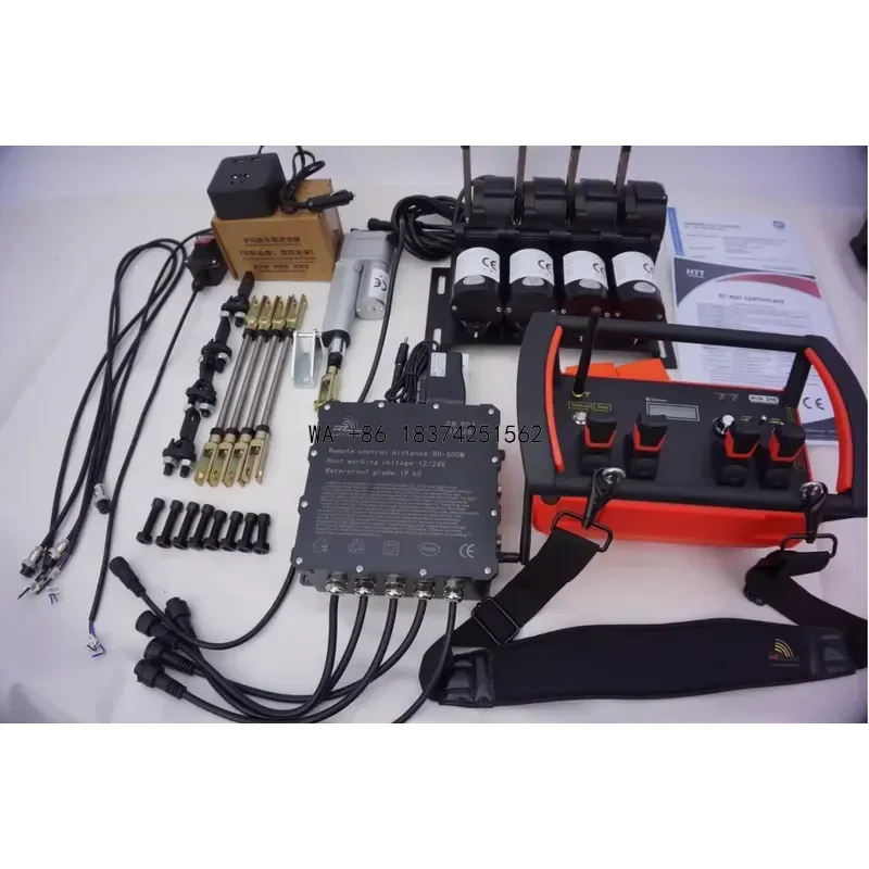 Wmwmnu for F24-60-71 Waterproof Crane Radio Remote Control System Industrial 7 Joystick Remote Control for Crane