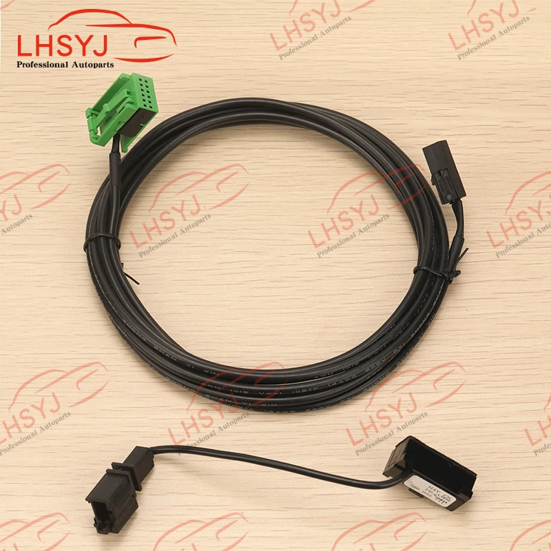 Bluetooth Wire Harness Cables Microphone For VW RNS315 RNS510 MFD3 PQ 40 Pins Plug MIB Radio for Audi A4 A6 CD Player Headunits