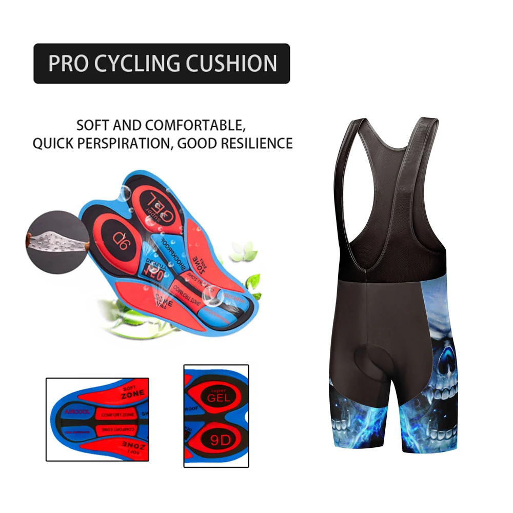 Outdoor cycling sports black Mountain Bicycle Men Cycling Shorts bib 9D Gel Bike Mtb Shorts