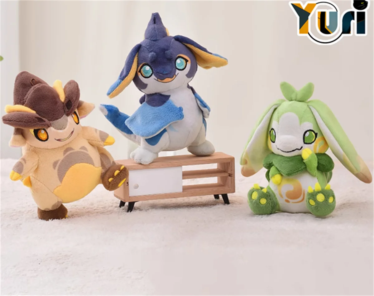 Yuri Game Genshin Impact Tepetlisauri Koholasaurus Yumkasaur Young Dragon Plush Doll Stuffed Doll Official Toy Cosplay