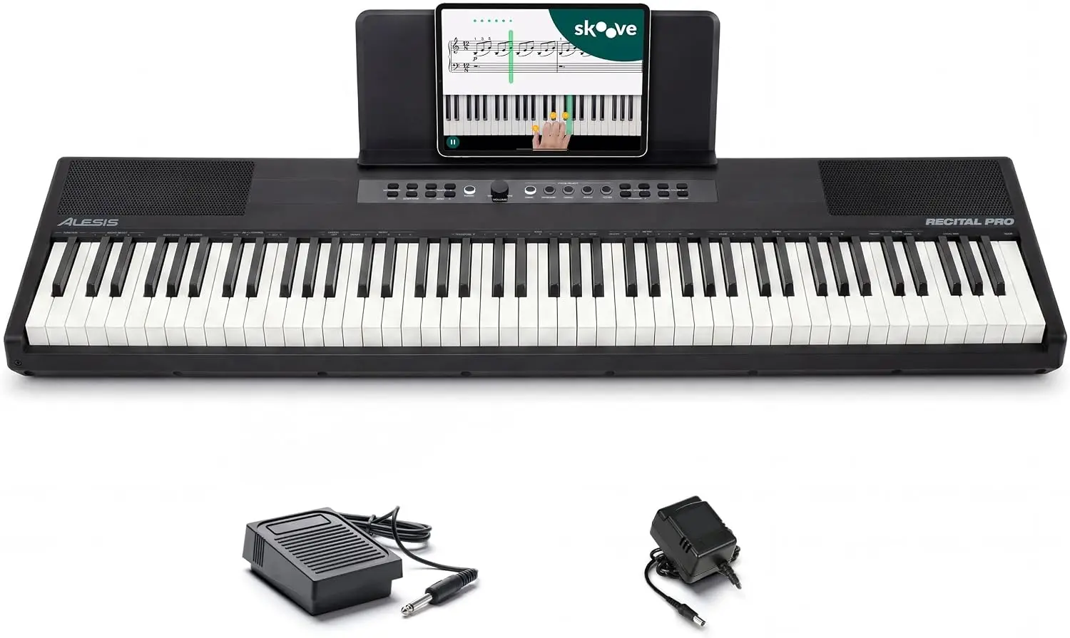 88-Key Digital Piano with Weighted Keys and Hammer Action