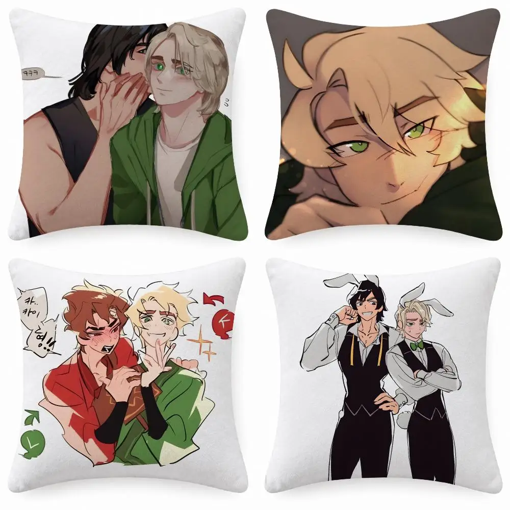Anime Ninjago C-Cole Lloyd Cushion Cover Soft Short Plush Anti-Mite Sofa Bedroom Den Car Dorm Decor Gifts