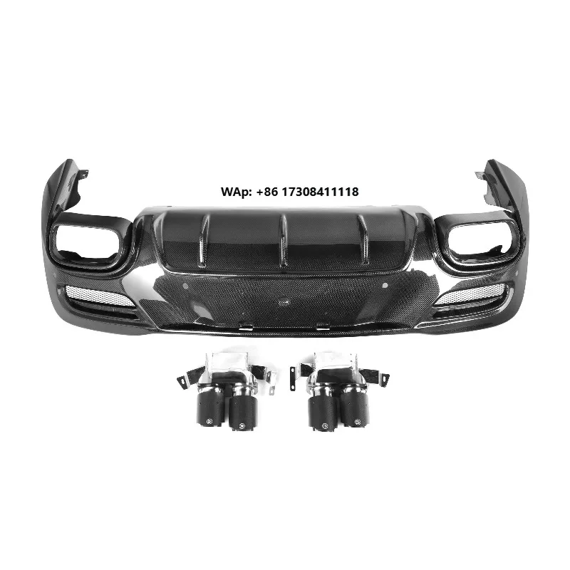 

New Carbon Fiber Rear Bumper for GLE GLE63 W167 Coupe Upgrade Retrofit Bolt-On Carbon Black 1 Year Warranty YX-RB1