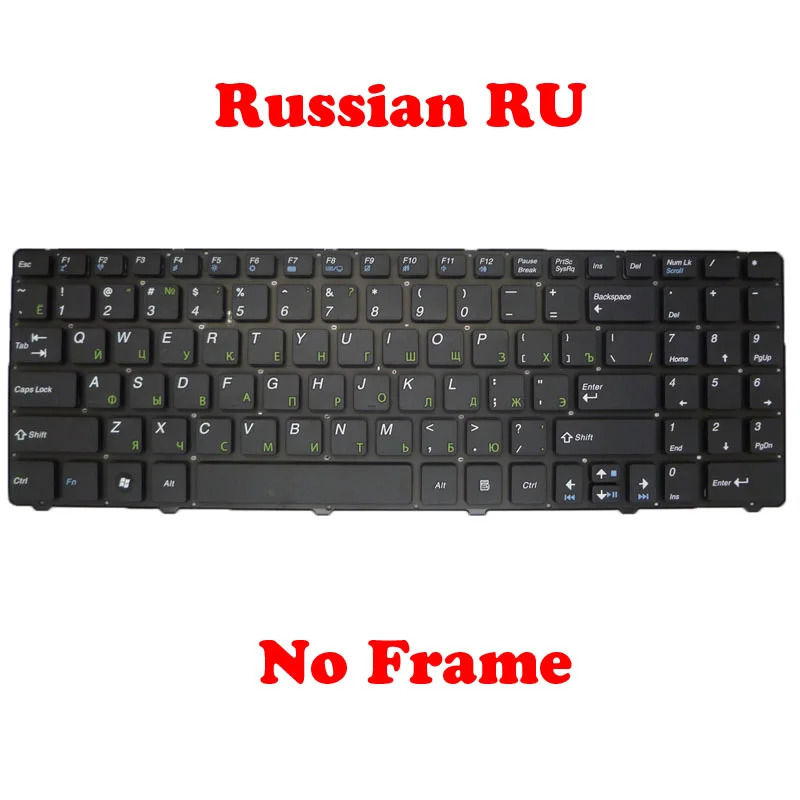 Teclado en inglés para LG E53 E530 E530-G ED530-G ED530-L de Alemania GR ruso. España SP Japón JP Turquía TR