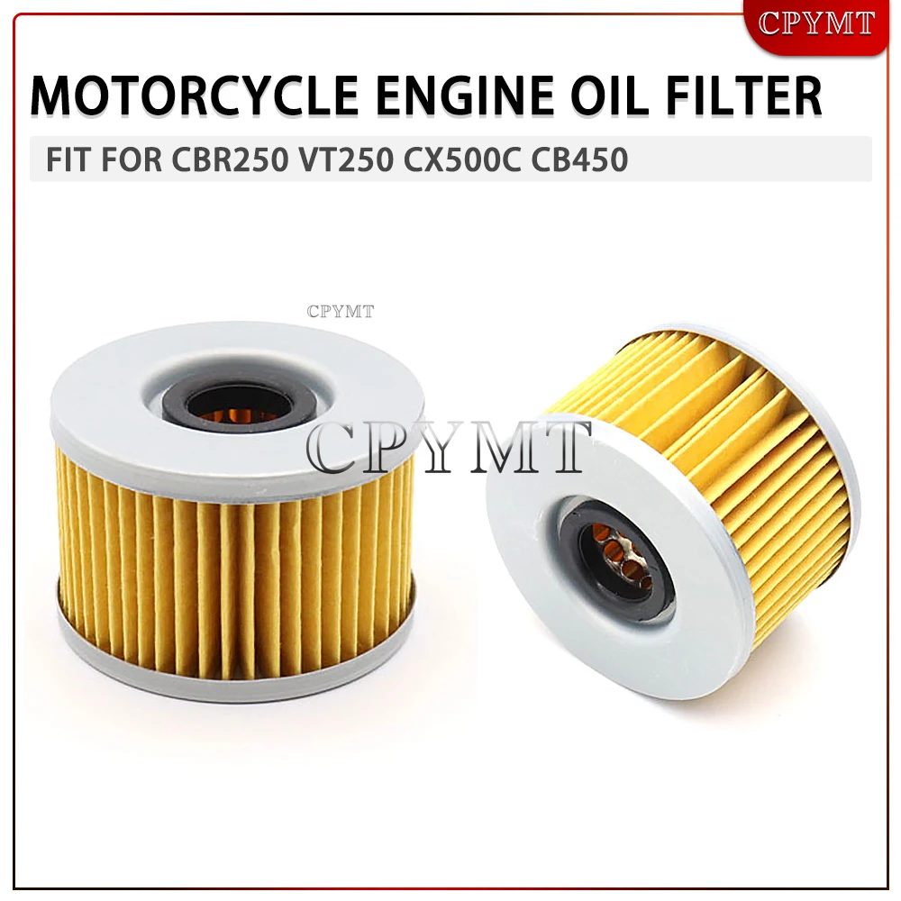 

1Pcs Motorcycle Oil Filters fit For CX500 CX 500 CX500C CX500D CB250 CBR250 GL500 CBX550 CX650 CB450 CB400 VT250