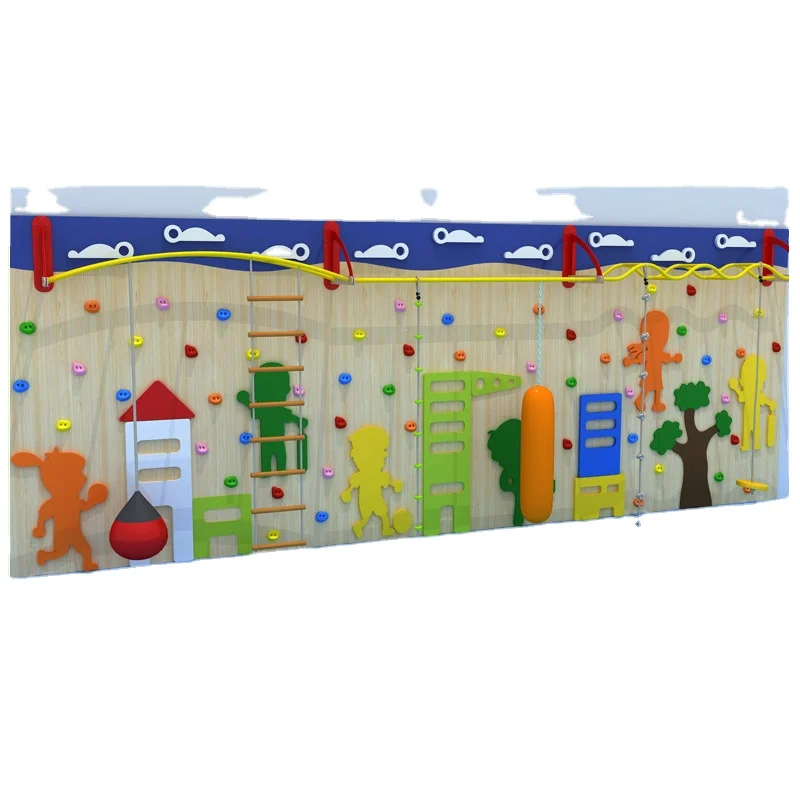 

Colorful New Design Rock Climbing Wall Equipment Material Indoor Climbing Walls Xiaowoniu