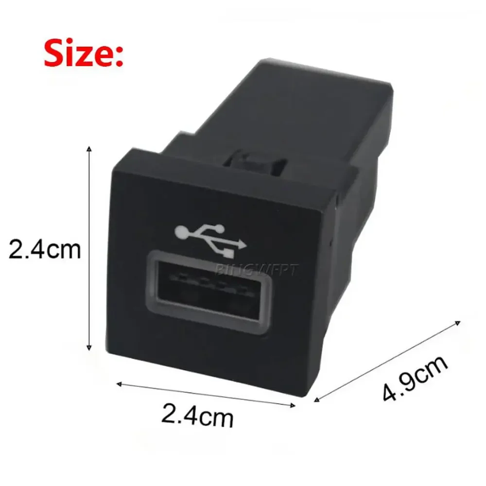 For VW Golf 6 Jetta 5 MK5 Scirocco 2006-2012 USB Input Adapter Audio Radio U-disk Flash Socket Interface Cable