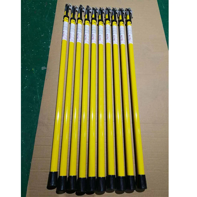 Lineman Tools High Voltage Triangle Fiberglass Electrical Telescopic Hot Stick