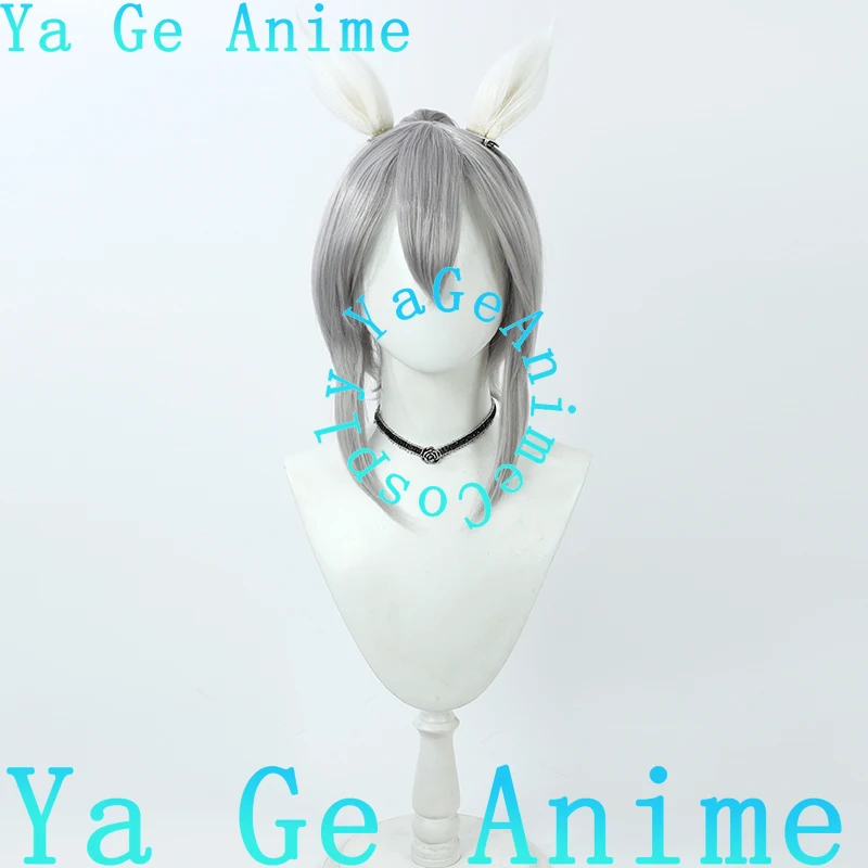 Ya Ge Uma Musume Pretty Derby Tamamo Cross Cosplay Wig With Ears And Tail Horse Racing Girl Game Reality Show Character Wig