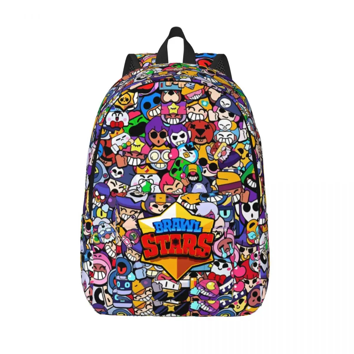 Brawll Game Logo Backpack for Men Women Spike Squeak Cute Student Business Daypack Cartoon Laptop Computer Shoulder Bag Sports