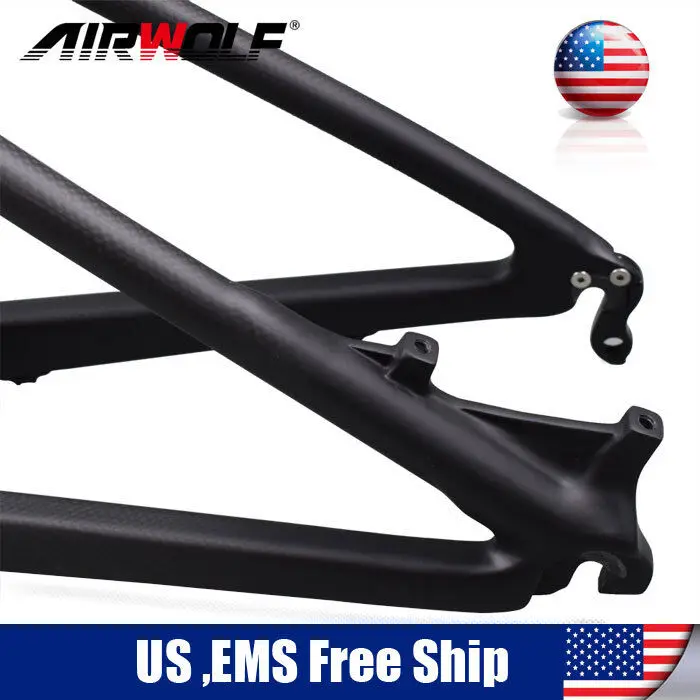 Full Carbon Fiber MTB Bike Frame 26er Mountain Bicycle Frameset 14inch 3K