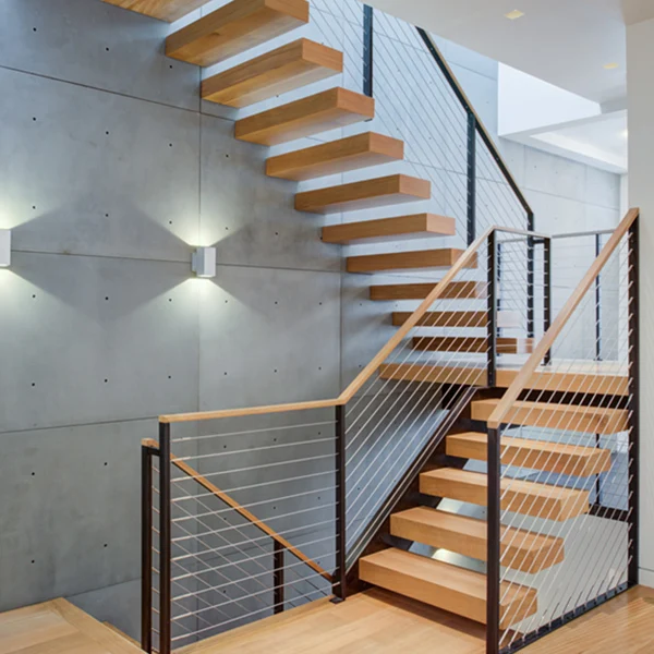 سلالم من الخشب الصلب المستقيم على الطراز الحديث، أرضيات داخلية فاخرة للفنادق في الأماكن المغلقة #5