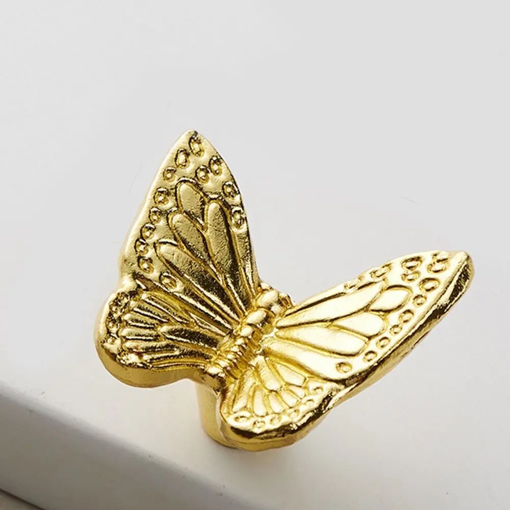 Manopola per armadio antica retrò a foro singolo Maniglie per porte in lega di zinco con farfalla Manopole per cassetti con api animali