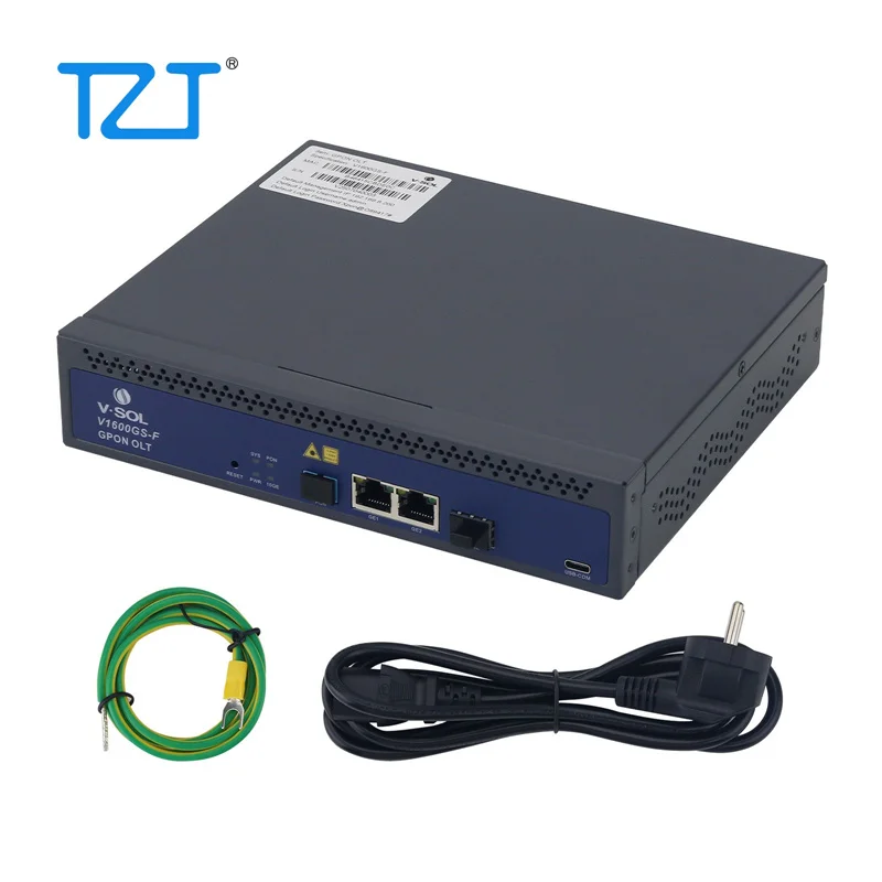

TZT V1600GS-F (VSOL-V1600GS-F) 1-портовый GPON OLT Boasts 1 GPON 2 RJ45 1 SFP/SFP+ и охлаждающий вентилятор
