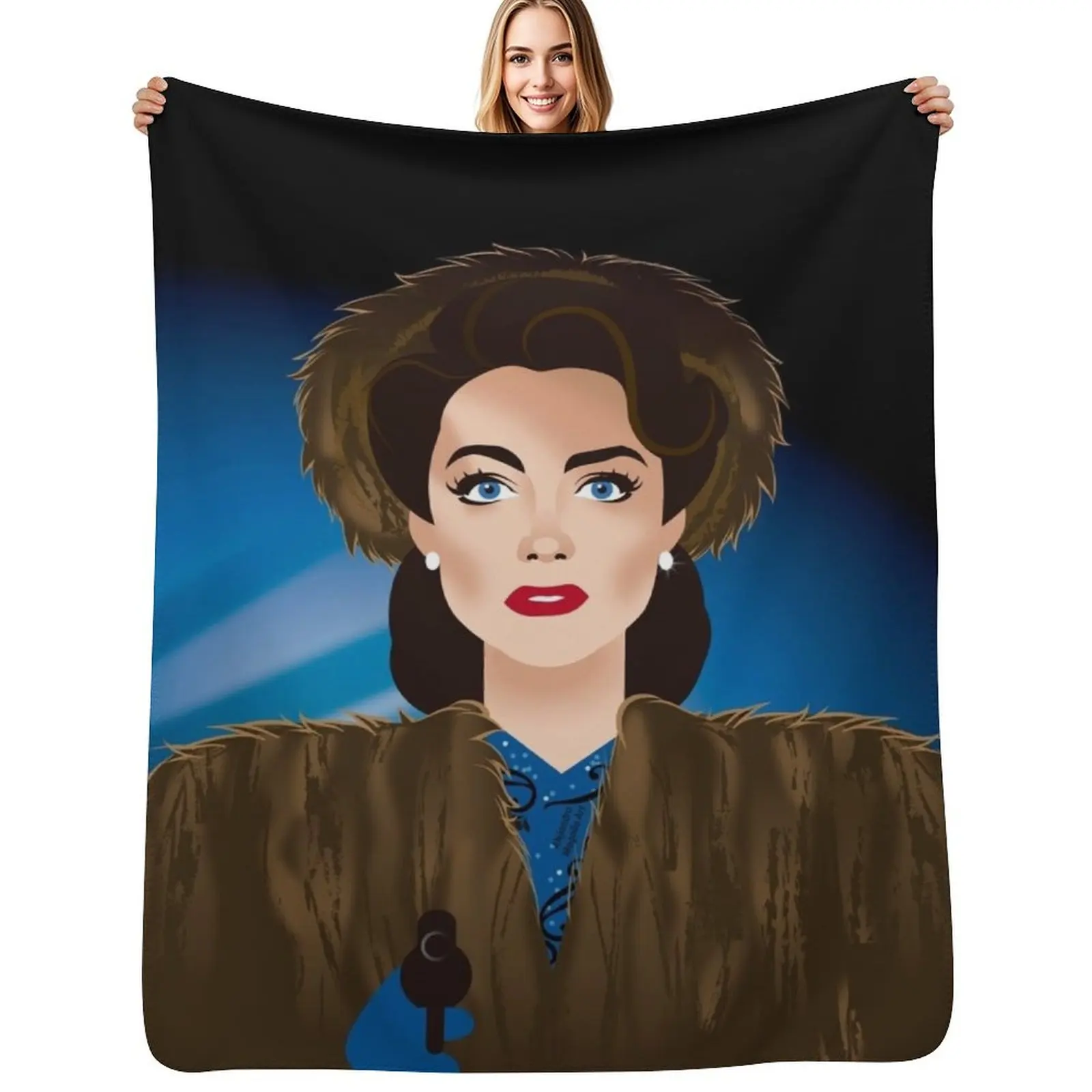 

Mildred Throw Blanket Warm Accent Blanket for Living Room Decoration