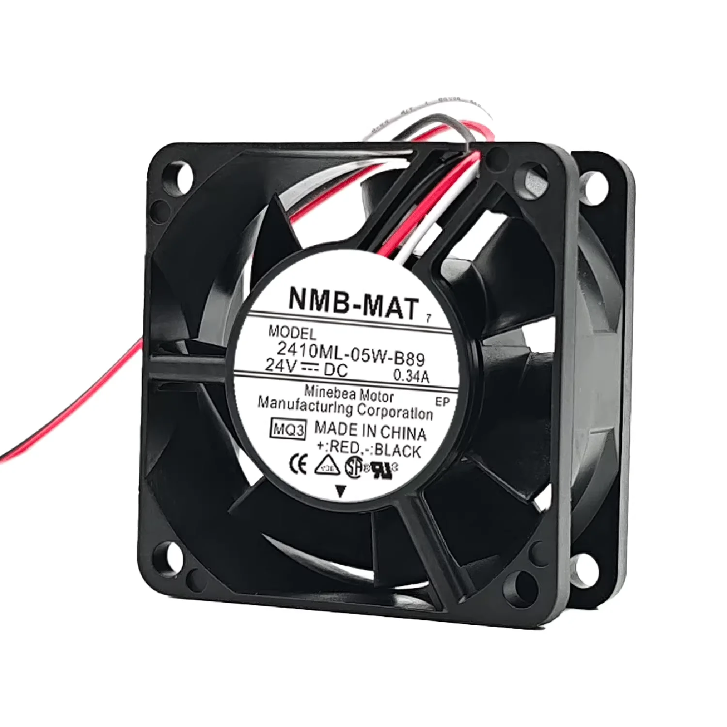 New For NMB 6025 2410ML-05W-B89 24V 0.34A shutdown alarm inverter cooling fan