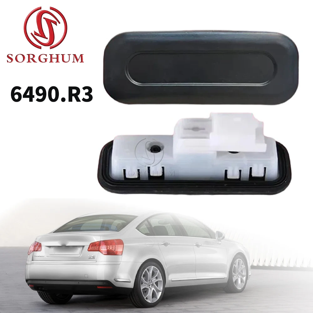 SORGHUM 6490R3 interrupteur de hayon de porte de coffre arrière de voiture pour citroën C2 C4 Picasso C5 C6 Peugeot 1007 207 308 508 3008 RCZ 9676028380