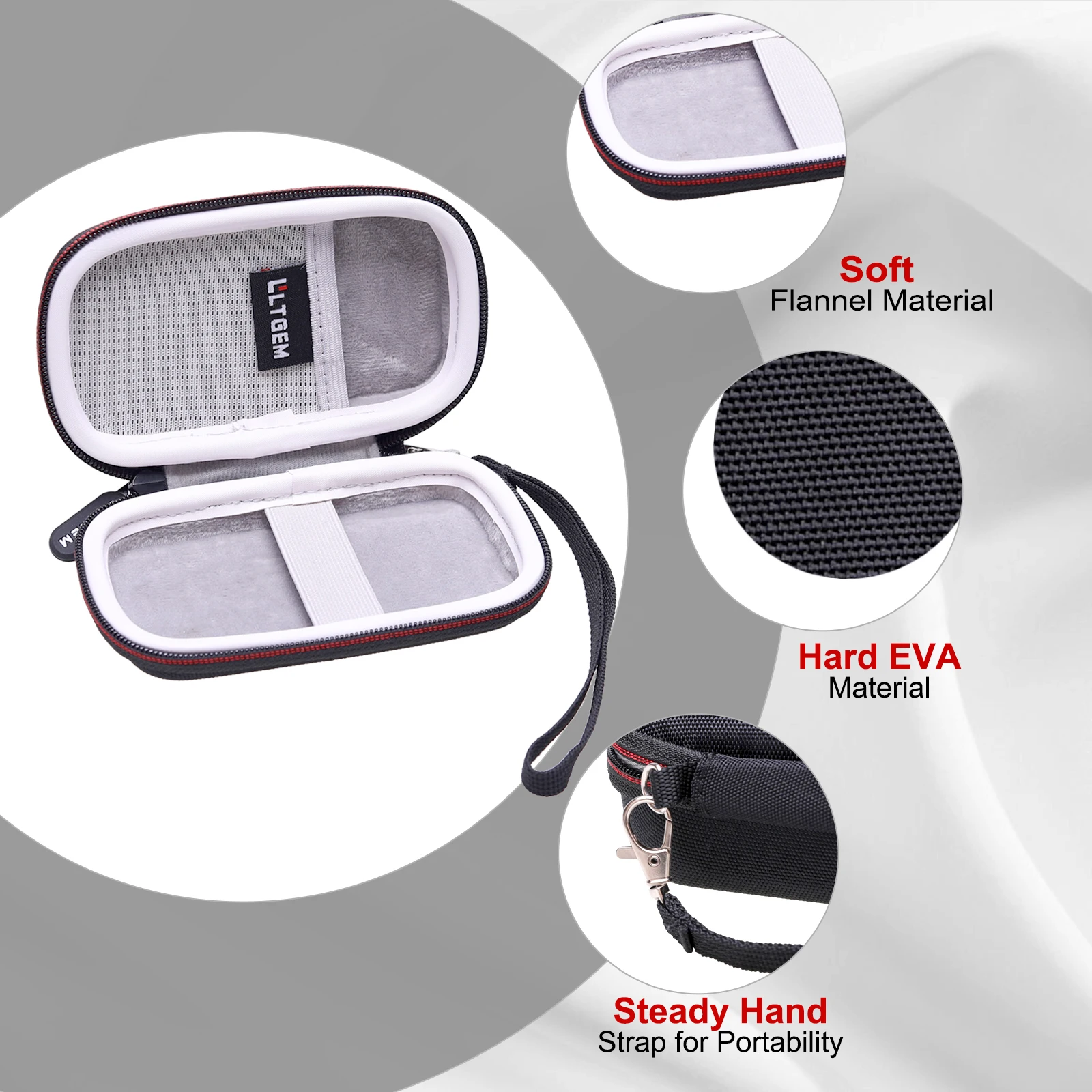 Ltgem Eva Hard Case Voor 32 Gb MP3 Speler Met Bluetooth